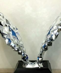2 wings mirror sculpture2