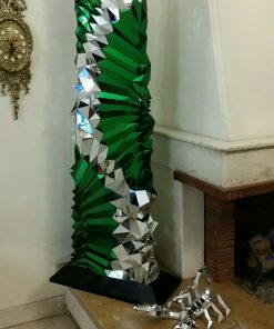 Green Tree Mirror Sculpture2